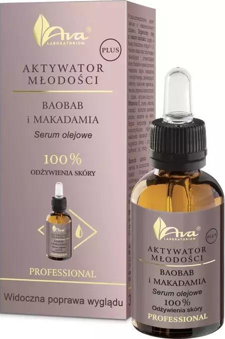 Ava Aktywator Młodości Plus Baobab Makadamia 30ml