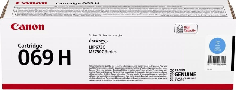 Toner Canon CRG-069H Cyan Oryginał (5097C002)