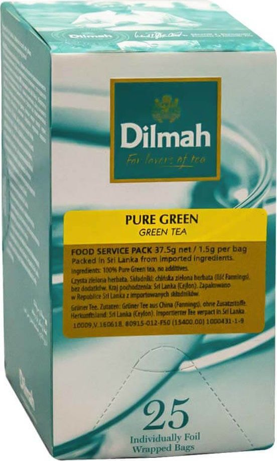 Actis HERBATA DILMAH GREEN TEA 25 SZT