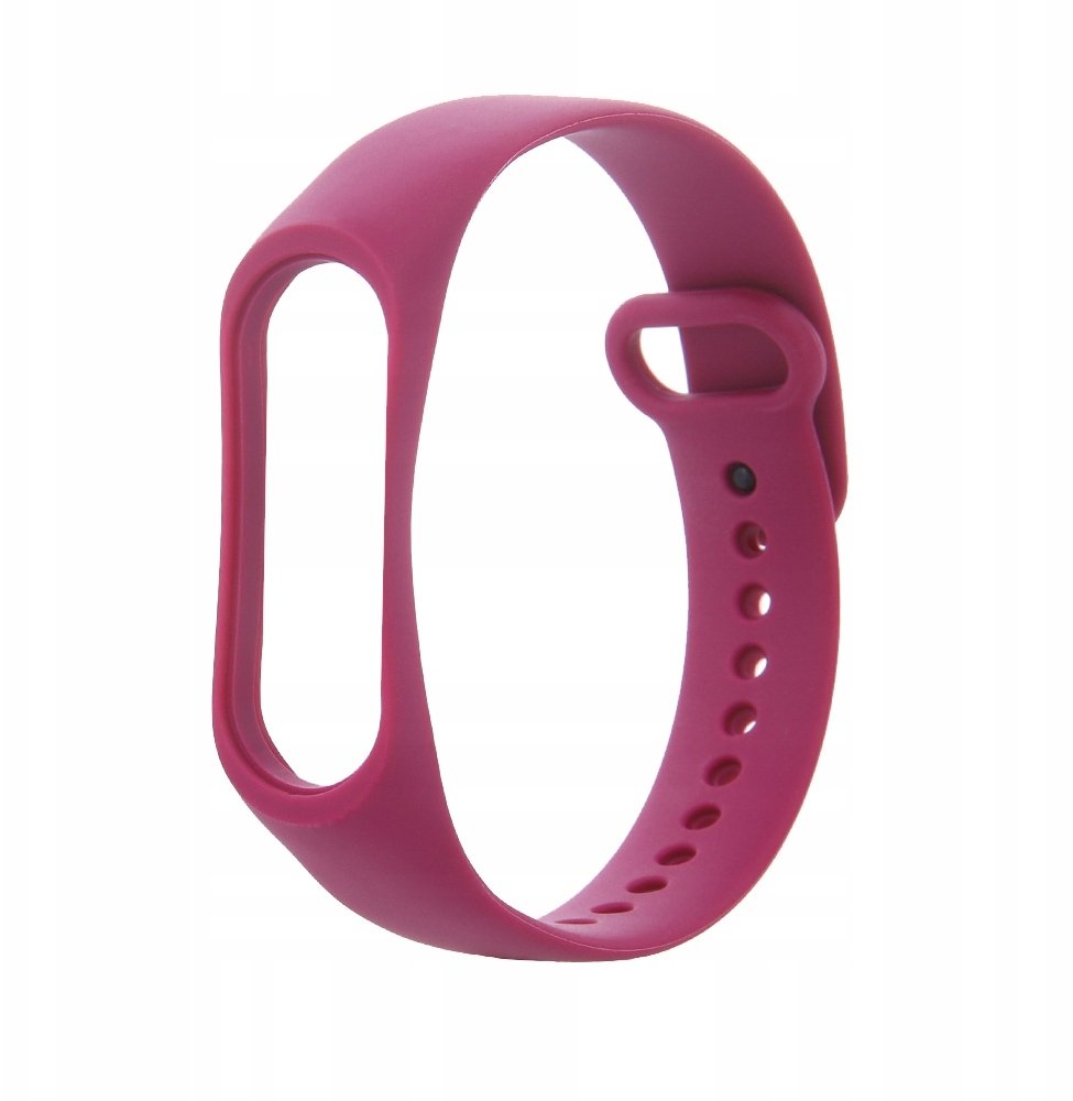 Pasek silikonowy do Xiaomi Mi Band 8 malinowy