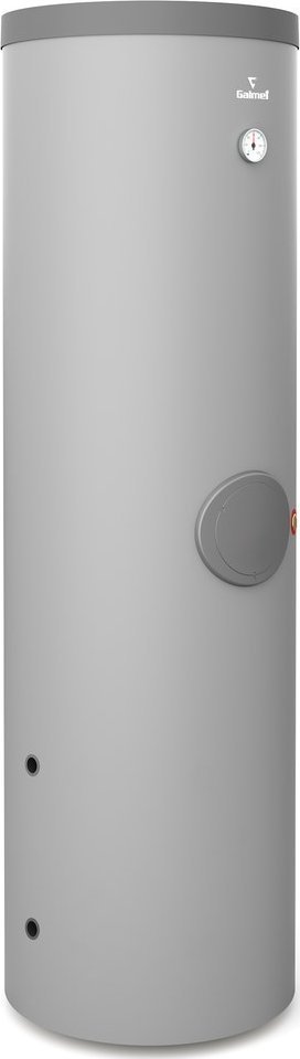 Galmet Zbiornik kombinowany do pomp ciepła SG(K) Complete 250/110 l. z wężownicą spiralną 2,9m2, stojący, poliuretan, PVC szary, v. 2
