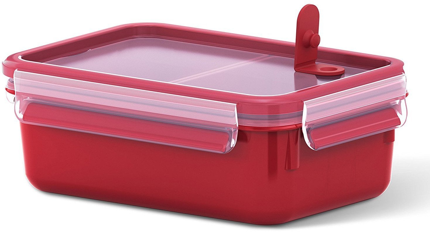 EMSA 517774 pojemnik do przechowywania żywności 1 l Czerwony, Przezroczysty 1 szt.