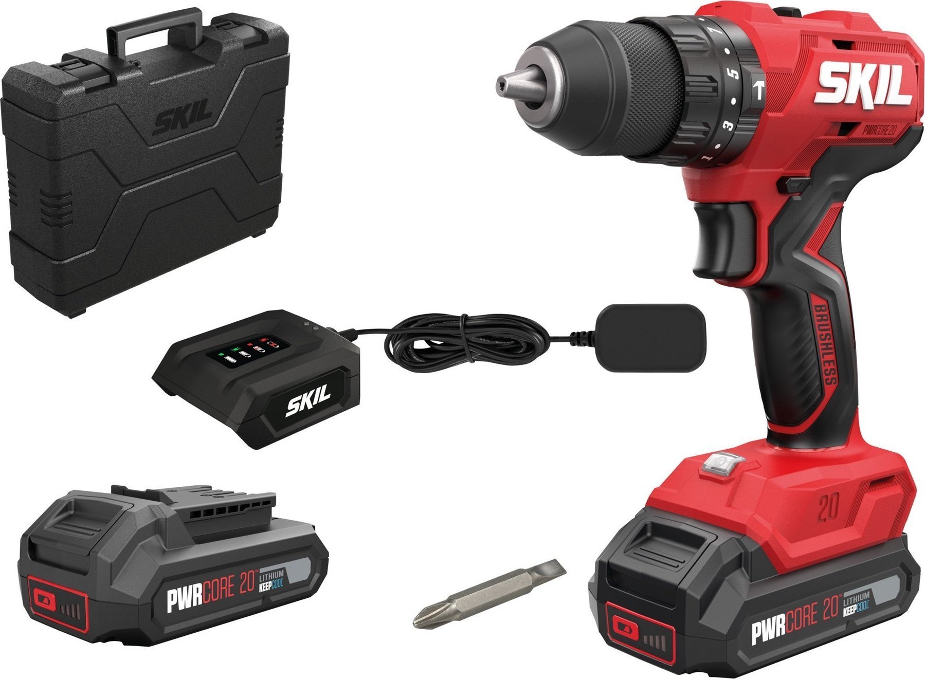 Wiertarka Sourcing DRILL DRIVER CORDLESS 3021HB 20V 2X2AH