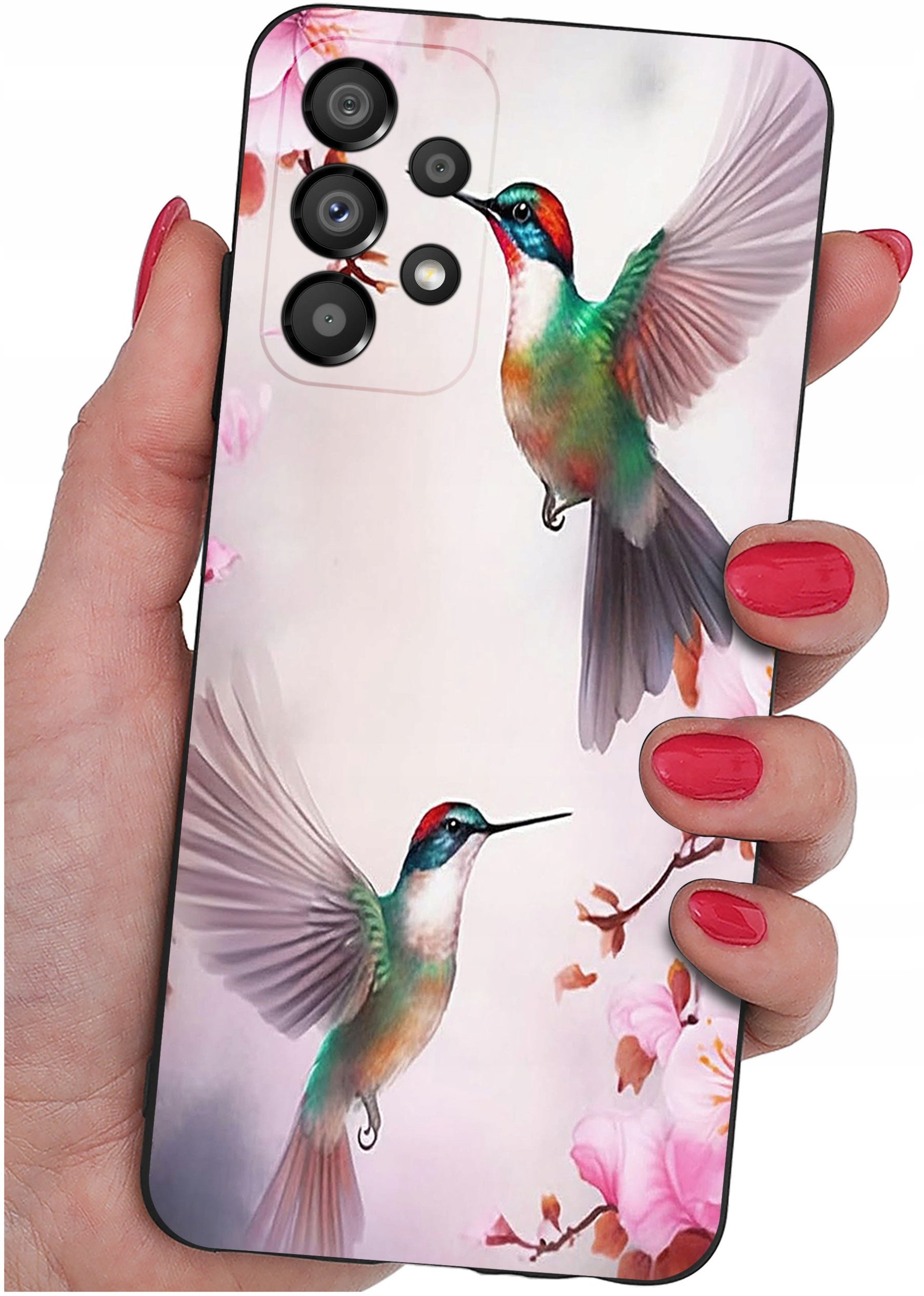 Etui do Samsung A32 4G | WZORY | SILIKONOWE MATT SZKŁO 9H