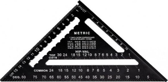 PRO KĄTOWNIK STOLARSKI ALUMINIOWY Z PODSTAWĄ 175 MM (1 SZT)