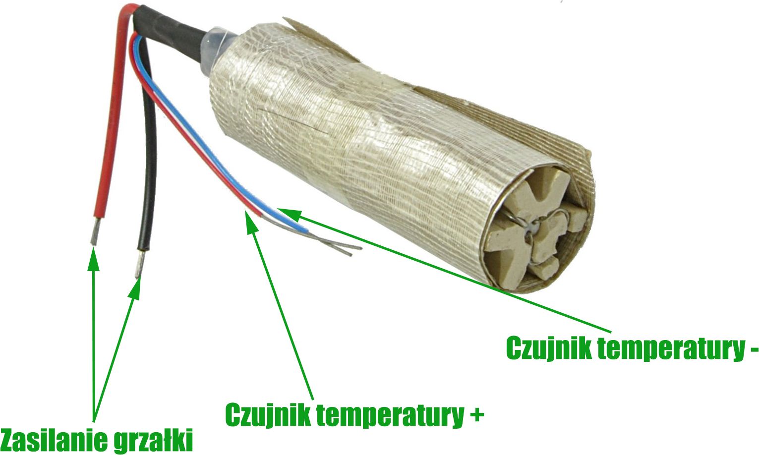 Techrebal Grzałka Hot-Air wentylator 4 kable
