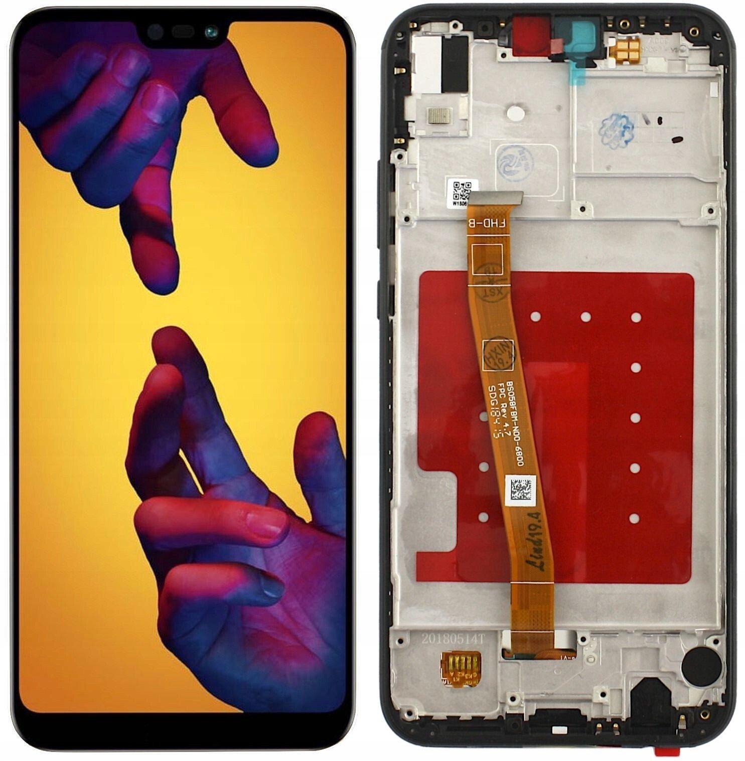 Wyświetlacz do Huawei P20 Lite Ekran Ramka