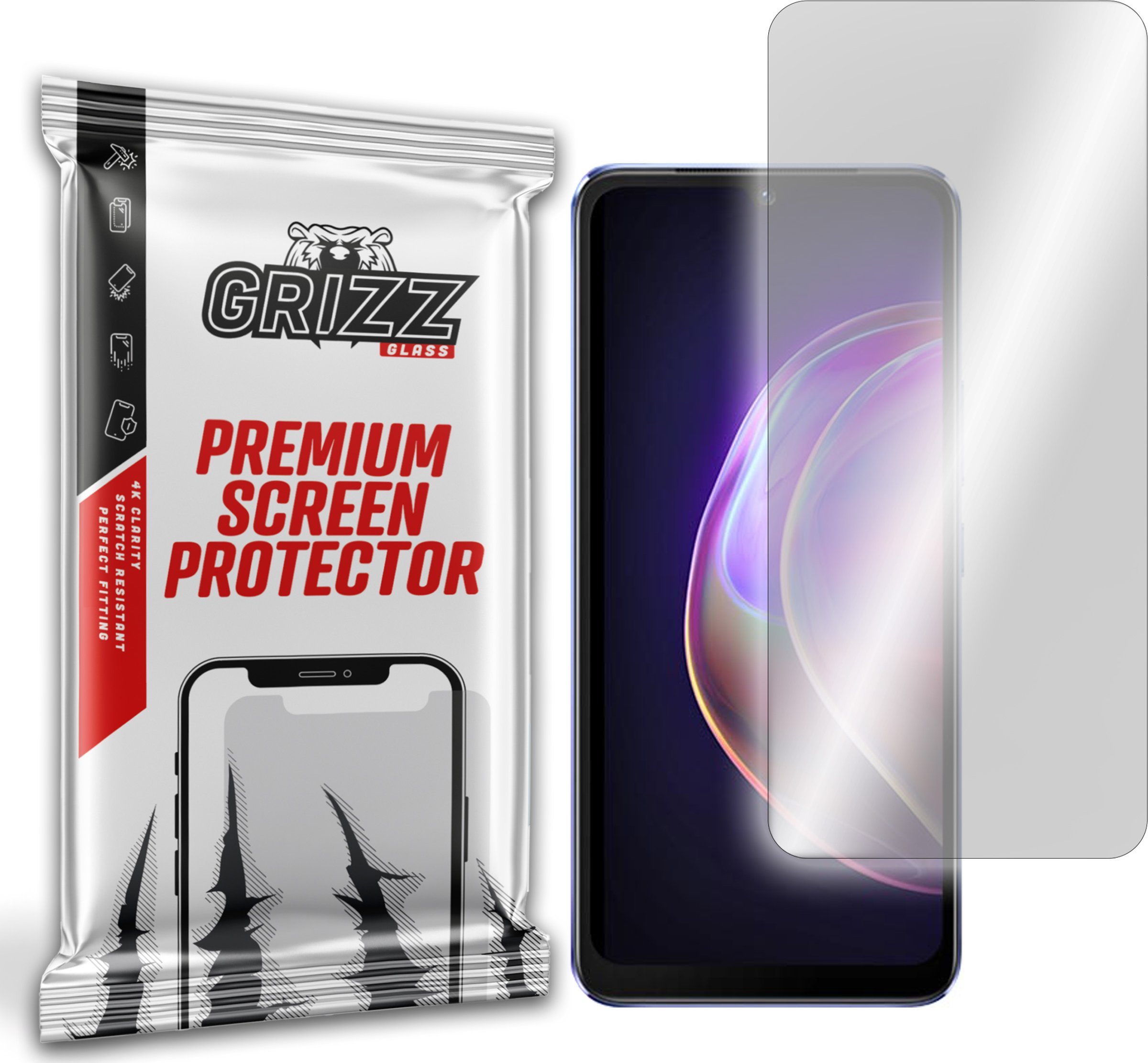 GrizzGlass Szkło hybrydowe Grizz Vivo V21s