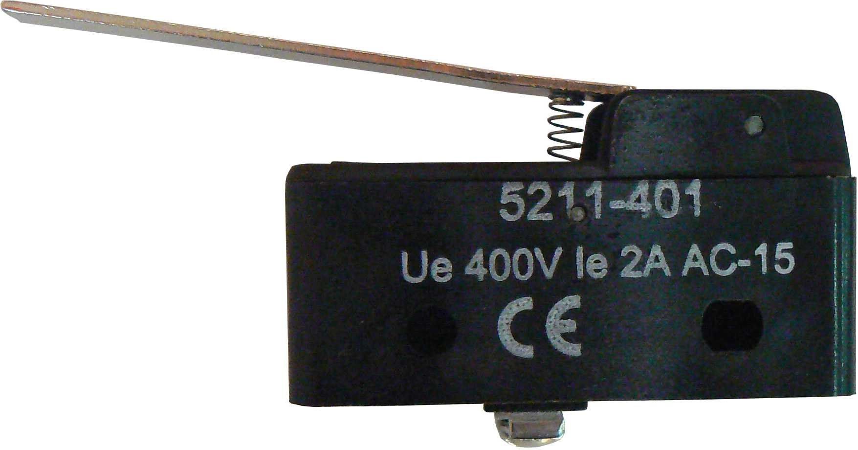 Promet Wyłącznik krańcowy miniaturowy 1R 1Z tworzywo dźwignia obrotowa (W0-5211-401)