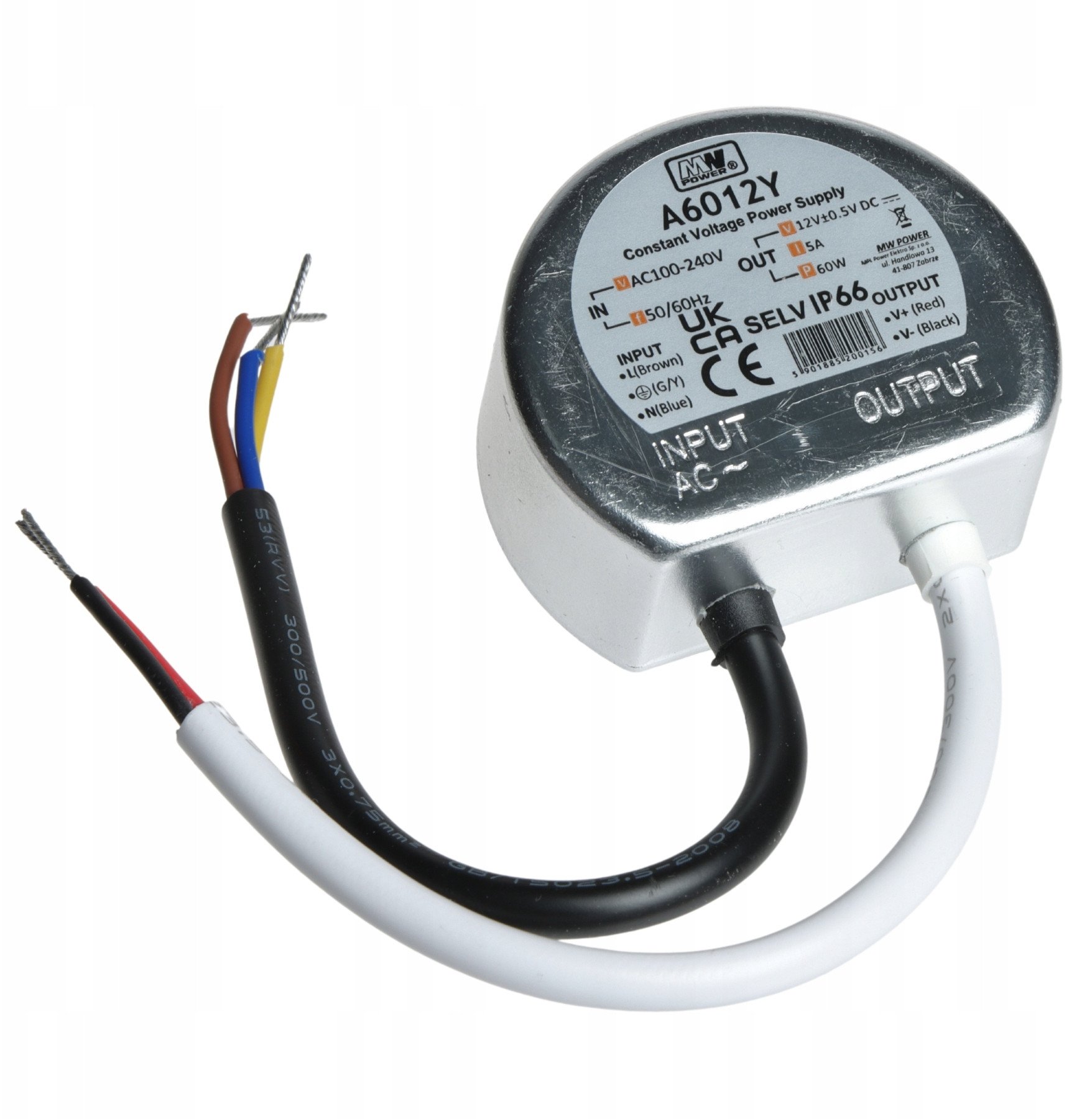 ZASILACZ IMPULSOWY 12V/5A-TP MW POWER