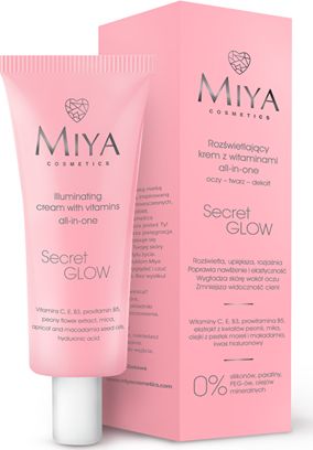 Miya Krem do twarzy Secret Glow z witaminami rozświetlający 30ml