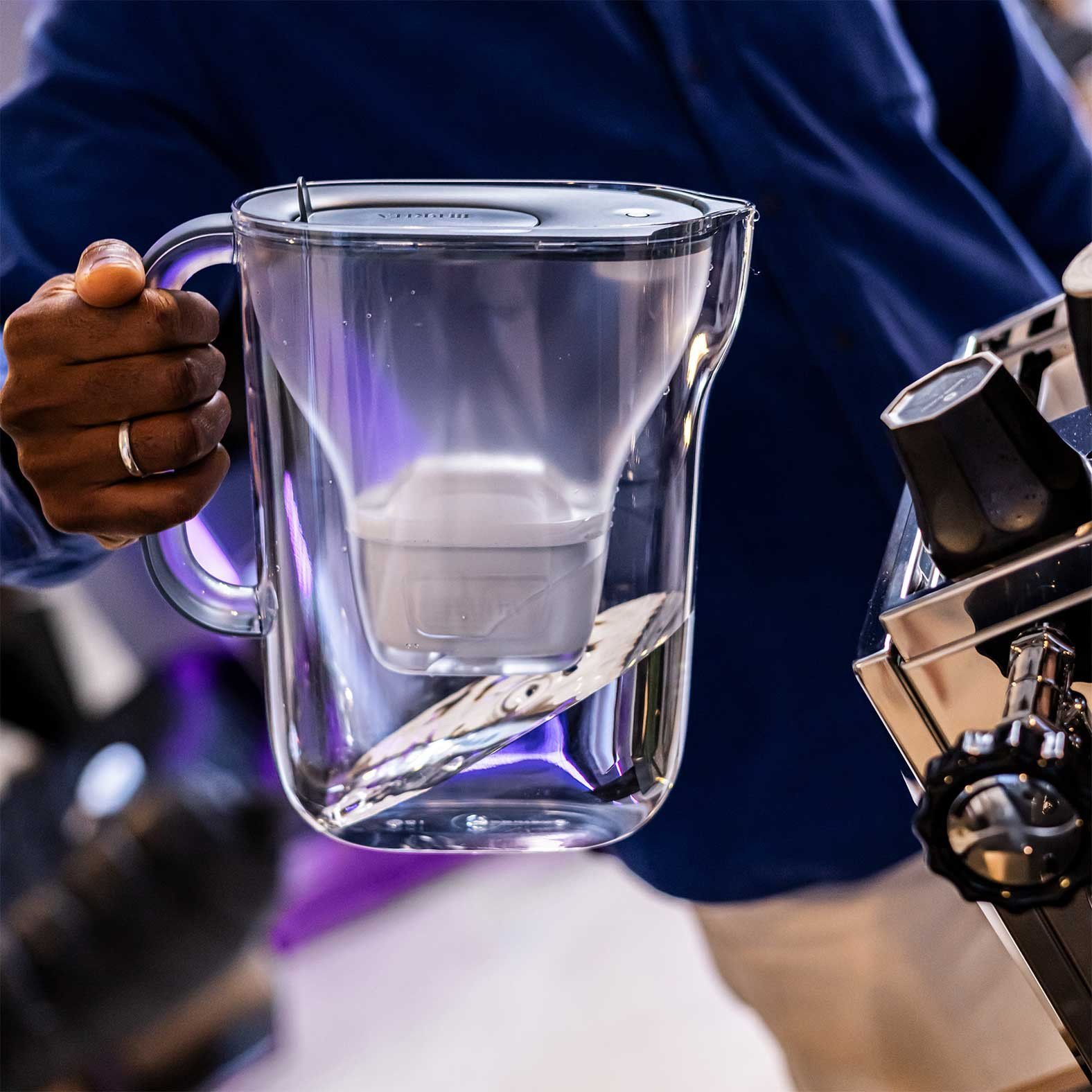 Dzbanek filtrujący Brita dzbanek filtrujący Style Essential kamień niebieski, 1xMXPRO PP & 1xMXPRO EK