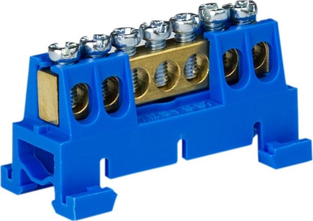 Schneider Electric Zacisk listwa zaciskowa 7-torowa niebieska 8061