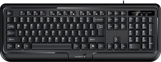 Klawiatura Genius GENIUS klávesnice KB-118 II / Drátová/ Copilot/ USB/ černá/ CZ+SK layout
