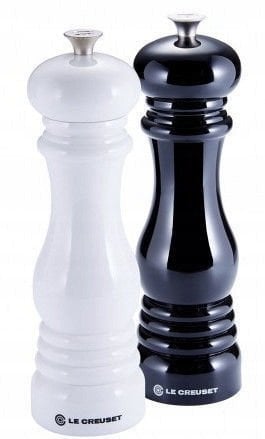 Le Creuset Salt and Pepper Mill Set 21cm Black&White 0630870145848