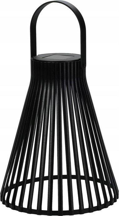 Home Styling Collection Lampion solarny, czarny, 23 cm