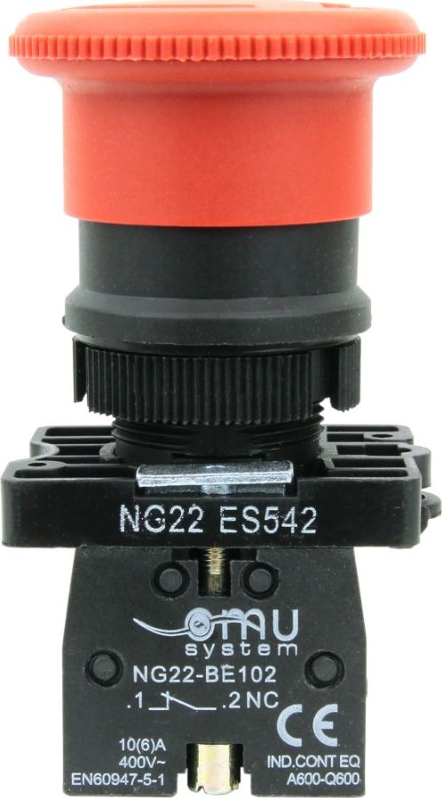 Marlanvil Przycisk bezpieczeństwa wyłącznik grzybek NG22-ES542 XBS 5422