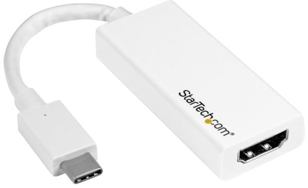 Adapter USB StarTech USB-C - HDMI Biały (CDP2HD4K60W)