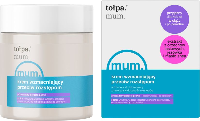 Tołpa Mum. Krem wzmacniający przeciw rozstępom 250ml