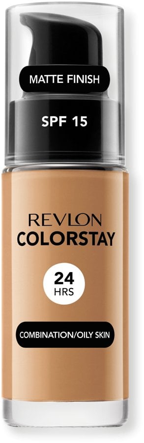 Revlon, ColorStay 24h, Matte, Liquid Foundation, 370, Natural Tan, SPF15, 30 ml For Women
