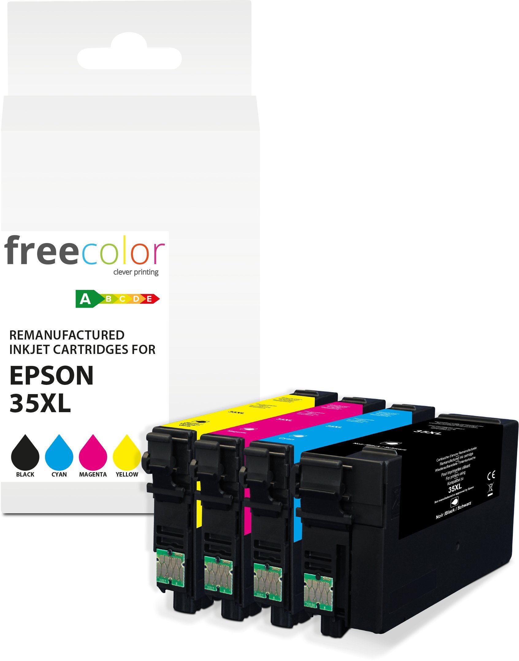 Tusz Freecolor Tusz Epson 35XL Multipack BK/C/M/C 50ml+3x25ml remanufactured