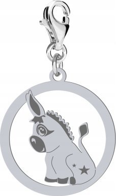 Radziszewska Jewellery Srebrny Charms CUTIE OSIOŁEK DEDYKACJA