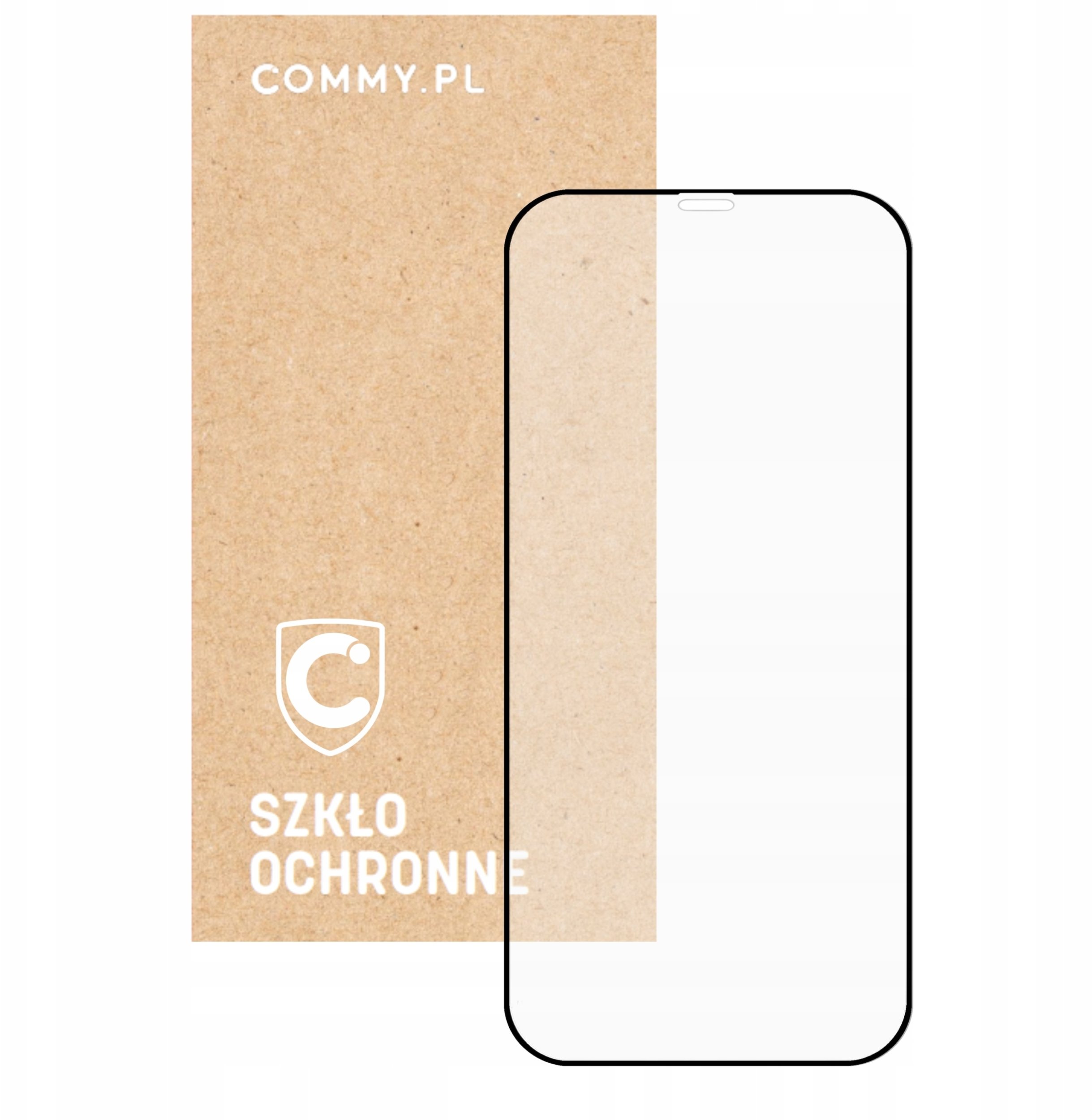 Szkło hartowane COMMY z metalową ramką do iPhone XS MAX / 11 Pro MAX