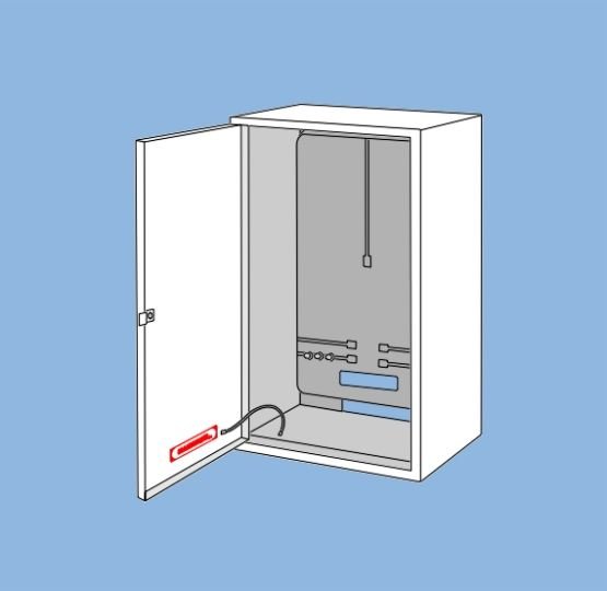 Karwasz Rozdzielnica uniwersalna licznikowa IP30 biała RU-3-L