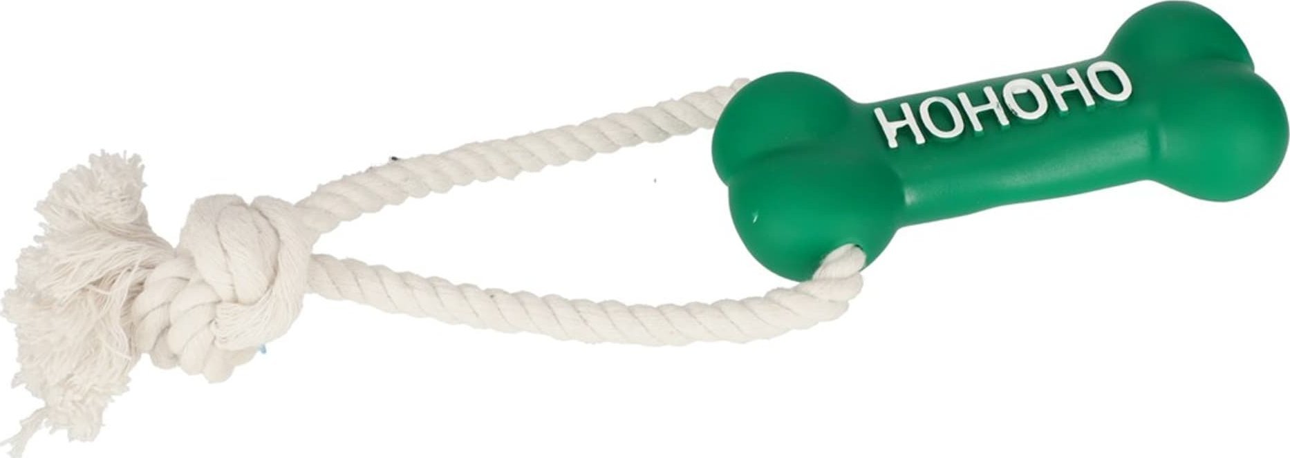 Dingo DINGO ZABAWKA KOŚĆ+SZNUR HOHOHO 13cm