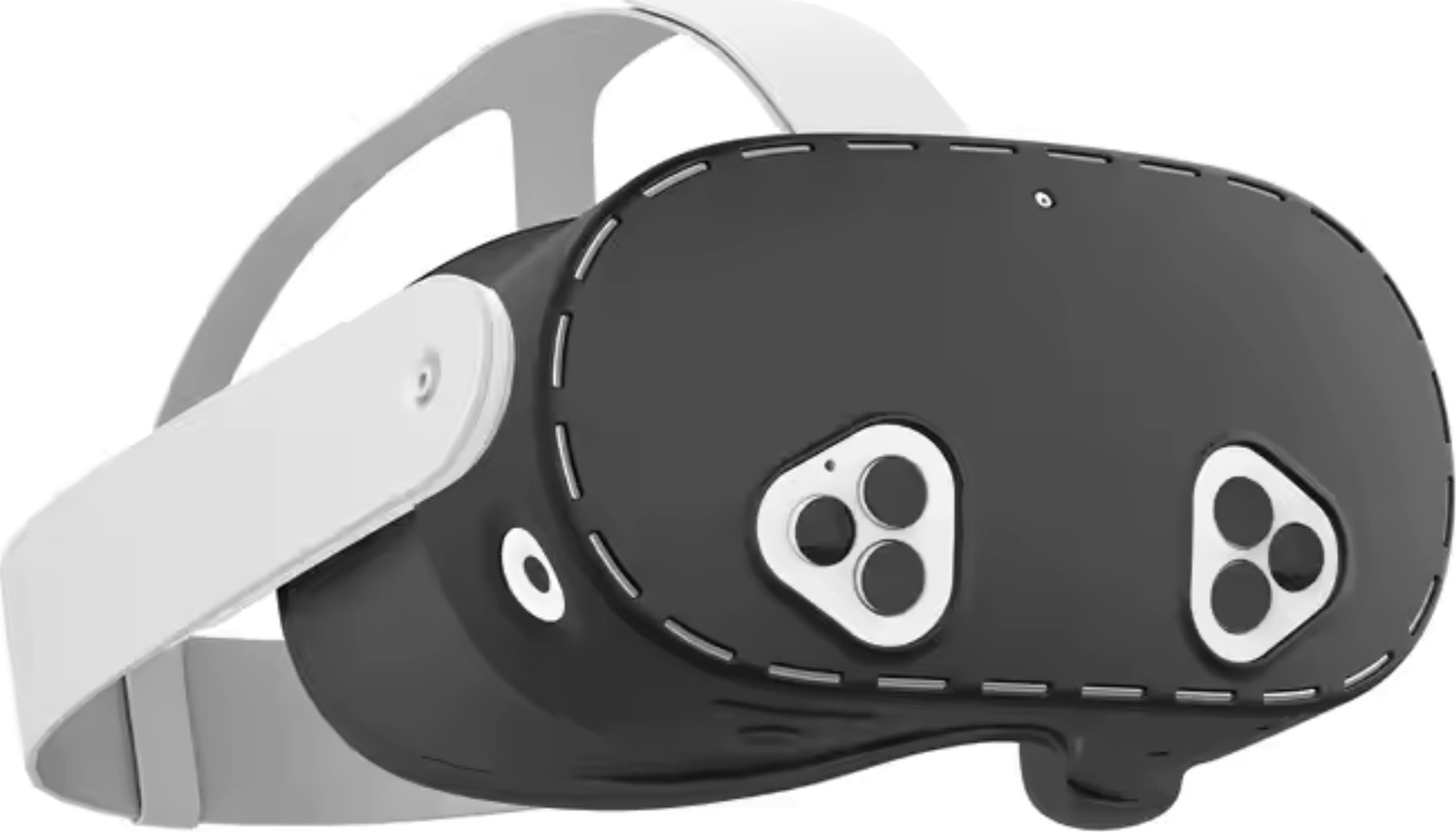 Vortex Virtual Reality Silikonowy pokrowiec na gogle do Meta Quest 3S | Czarny