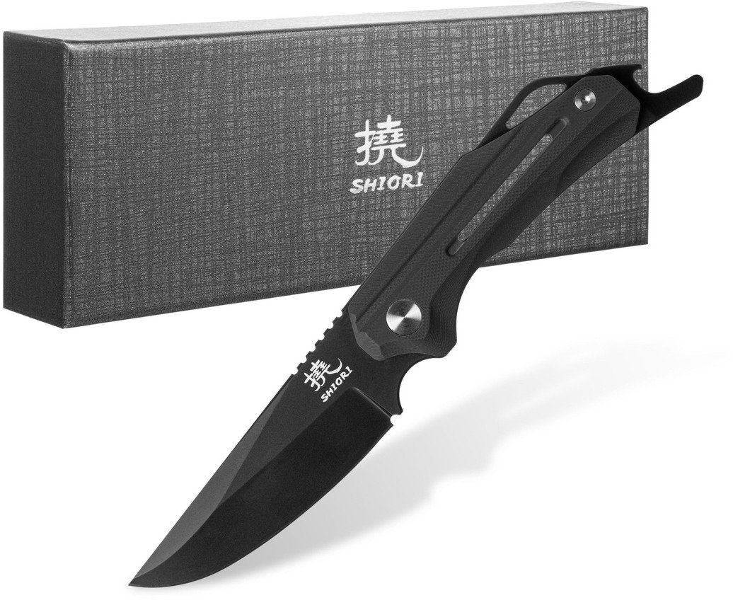 Shiori Daichi Kuro nóż myśliwski ze stali 10Cr15CoMov z powłoką PVD