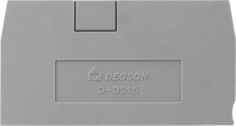 Degson Płytka końcowa do złączki szynowej 1.5mm2 DS1.5 DGN 4029