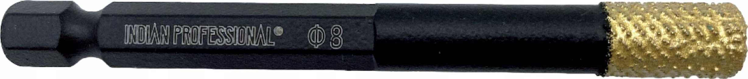 INDIAN PROFESSIONAL KORONA DIAMENTOWA HEX 8mm WIERCENIE NA SUCHO /INDIAN PROFESSIONAL