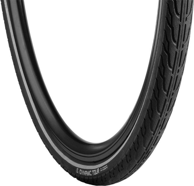 Vredestein Opona trekking DYNAMIC TOUR 28x1.75 (47-622) drut wkładka antyprzebiciowa refleks czarna