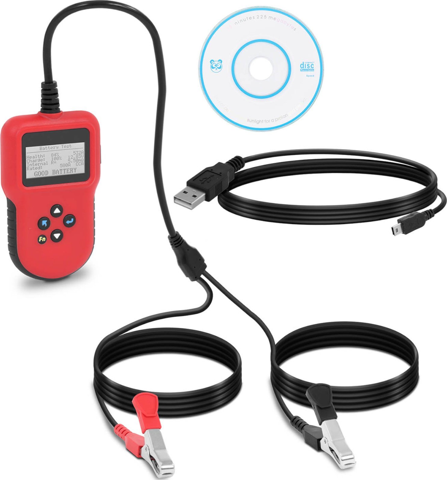 MSW Tester miernik diagnostyczny do akumulatorów LCD 12 / 24 V Tester miernik diagnostyczny do akumulatorów LCD 12 / 24 V