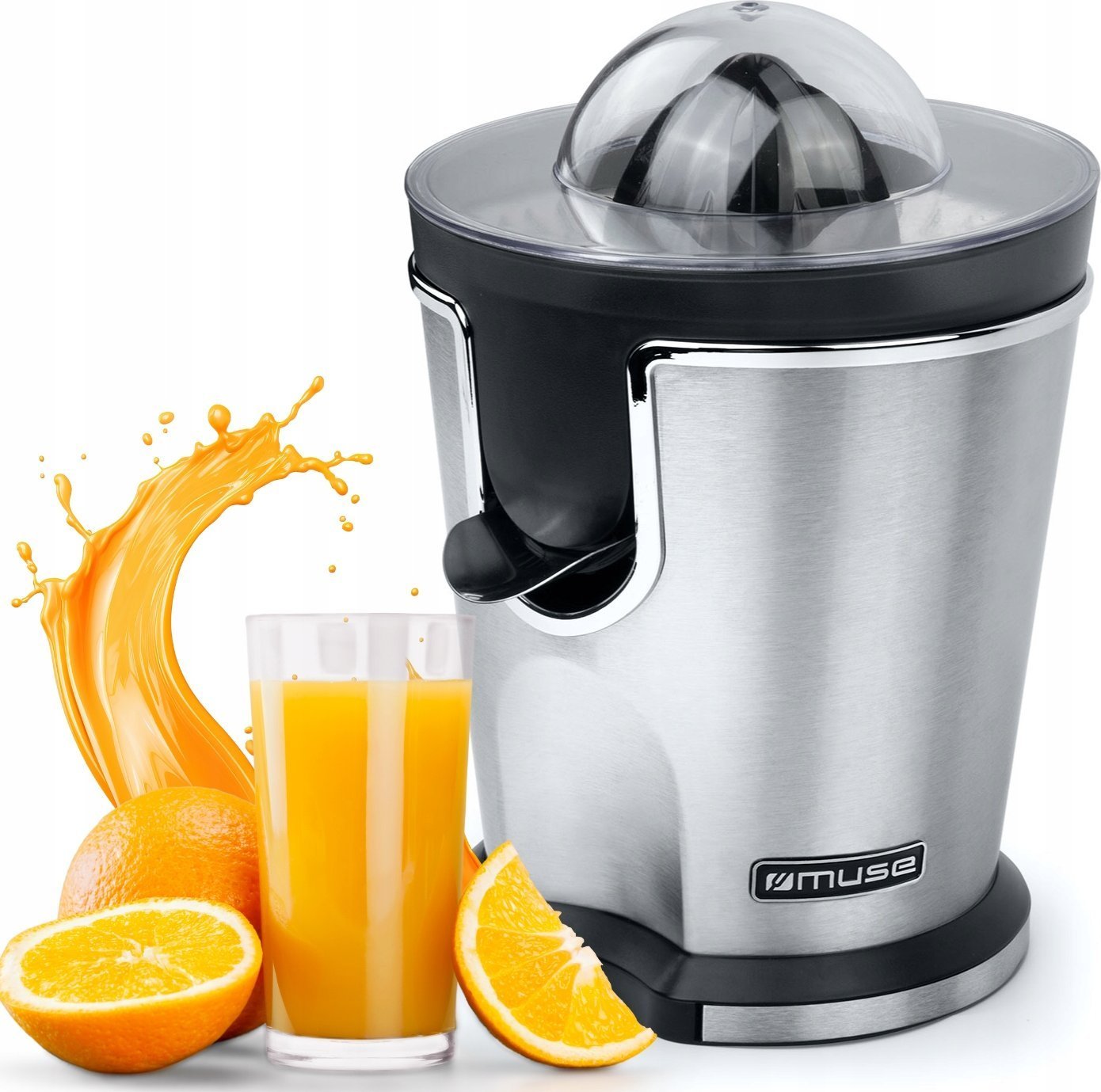 Wyciskarka do cytrusów Muse WYCISKARKA DO CYTRUSÓW MS-10CP MUSE 160W INOX