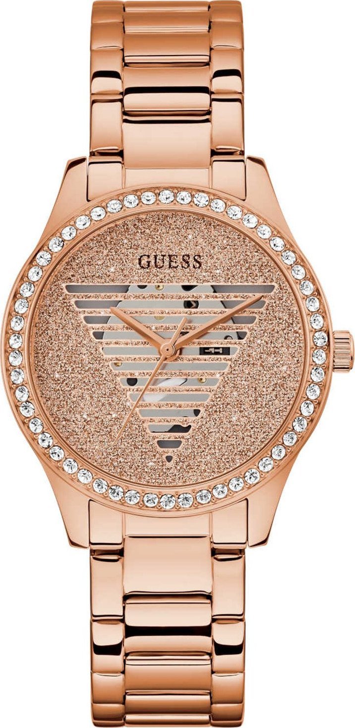Zegarek Guess Zegarek damski Guess GW0605L3 różowe złoto