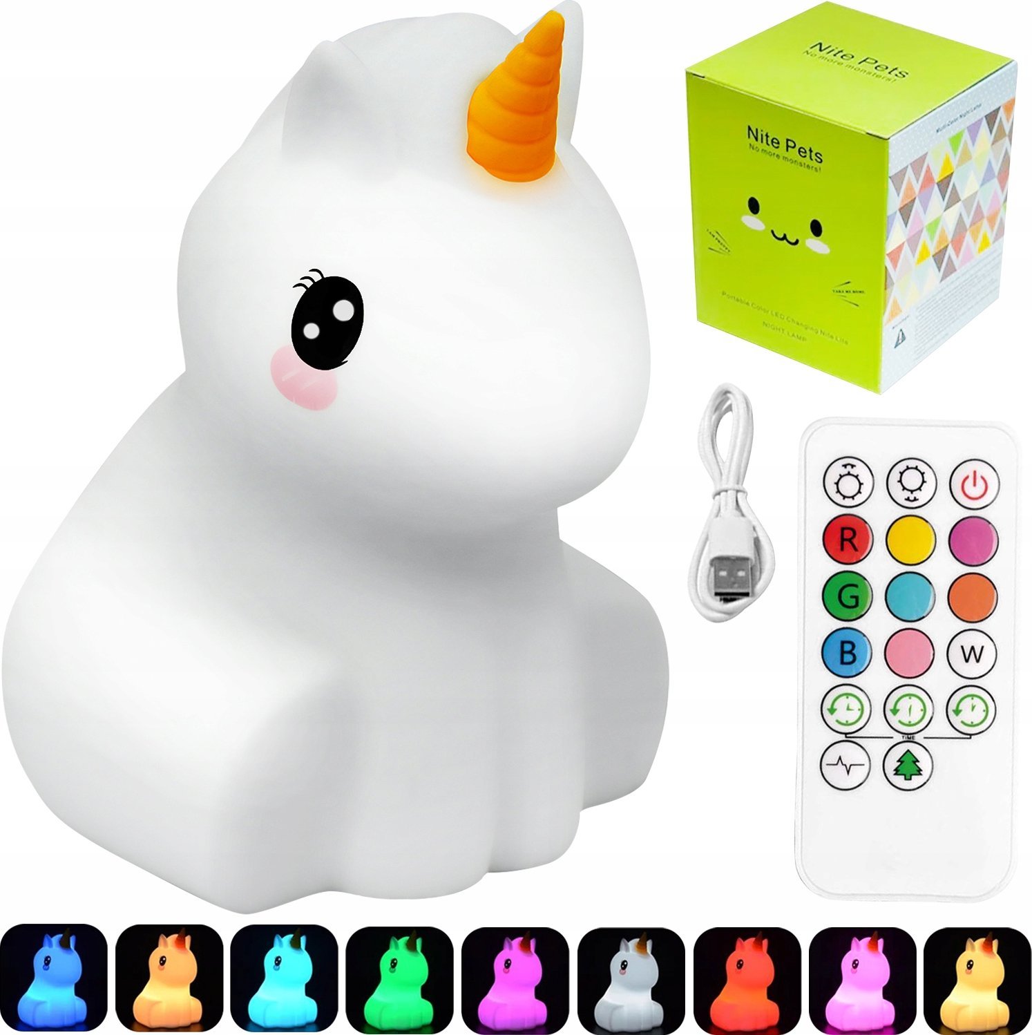 LAMPKA NOCNA JEDNOROŻEC NL-40