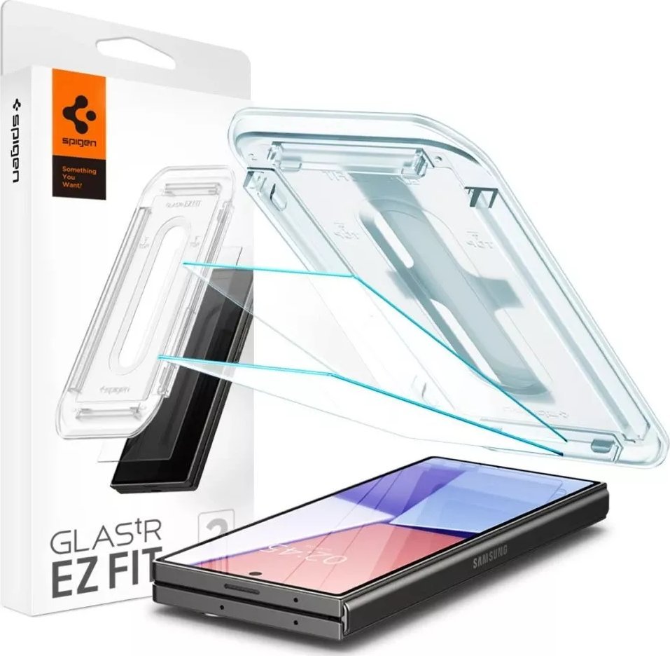 Spigen Spigen Glass tR EZ Fit Cover 2 Pack - Samsung Galaxy Z Fold6