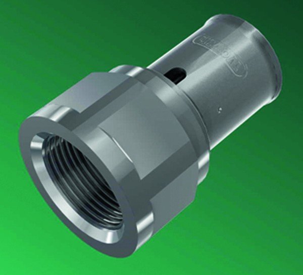 Wavin Złączka zaprasowywana Tigris M1 z gwintem wewnętrznym 25mm 3/4" PN10 (3243170263)