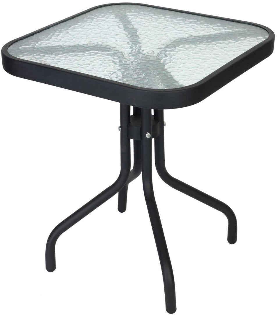 STOLIK OGRODOWY KAWOWY TARASOWY KWADRATOWY 45x45x51CM