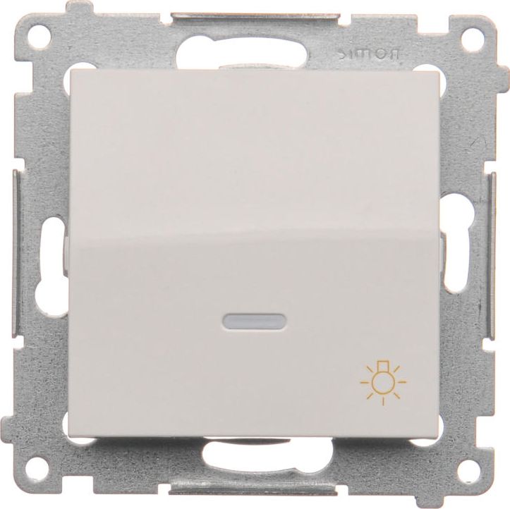 Kontakt-Simon Przycisk światło z podświetleniem biały - DS1L.01/11