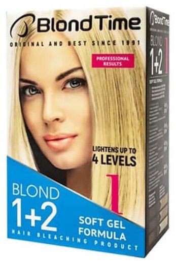 BLOND Time 1+2 Rozjaśniacz włosów do 4 tonów 120ml