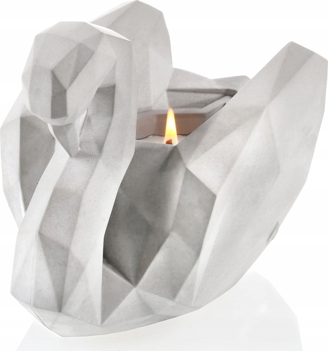 Candellana Świecznik ozdobny dekoracyjny pod świece Łabędź 3D