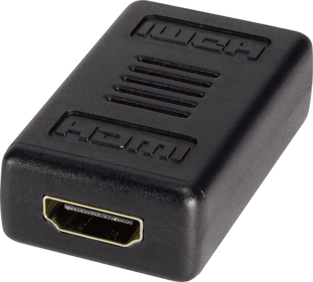 Adapter AV LogiLink HDMI - HDMI czarny (AH0006)