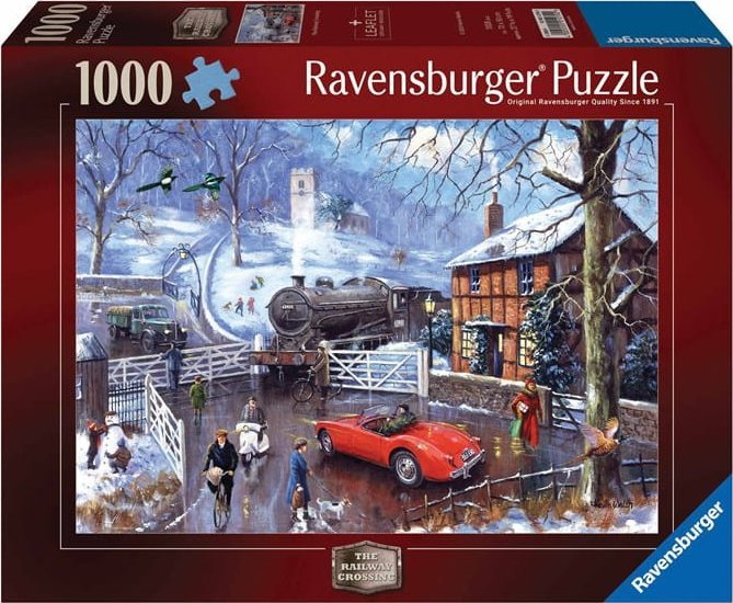 Ravensburger Puzzle Zimowy dworzec 1000 elementów