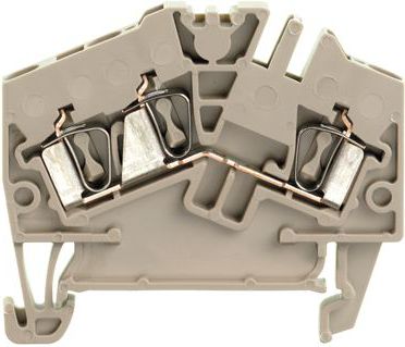 Weidmuller Złączka szynowa bezpiecznikowa 3-przewodowa 2,5mm2 beżowa (1706010000)