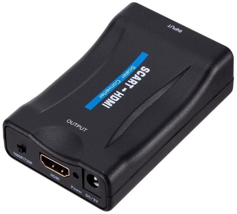 Converter SCART to HDMI + audio Black