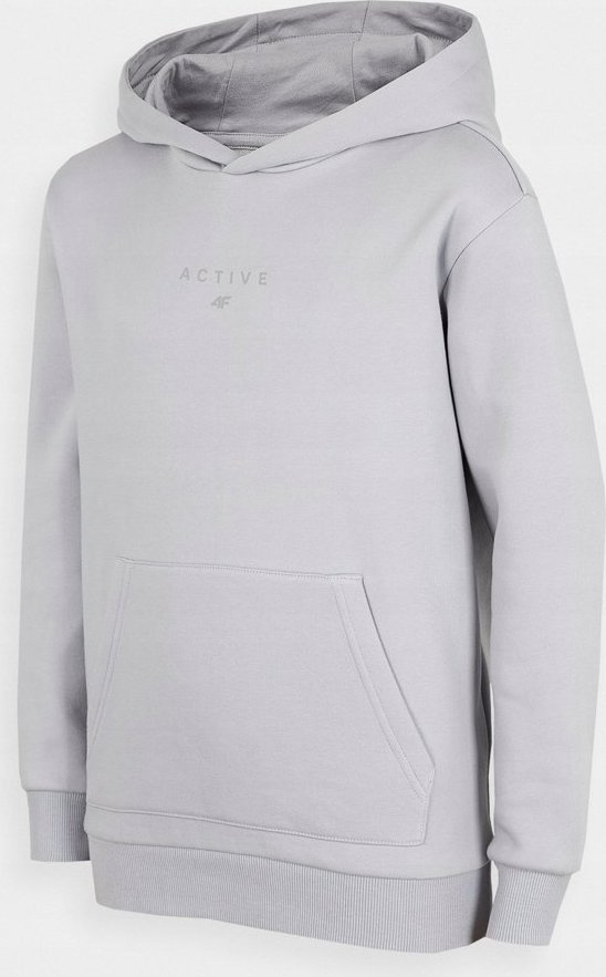 4f Bluza dla dziewczynki 4F chłodny jasny szary HJZ22 JBLD003 27S 152cm