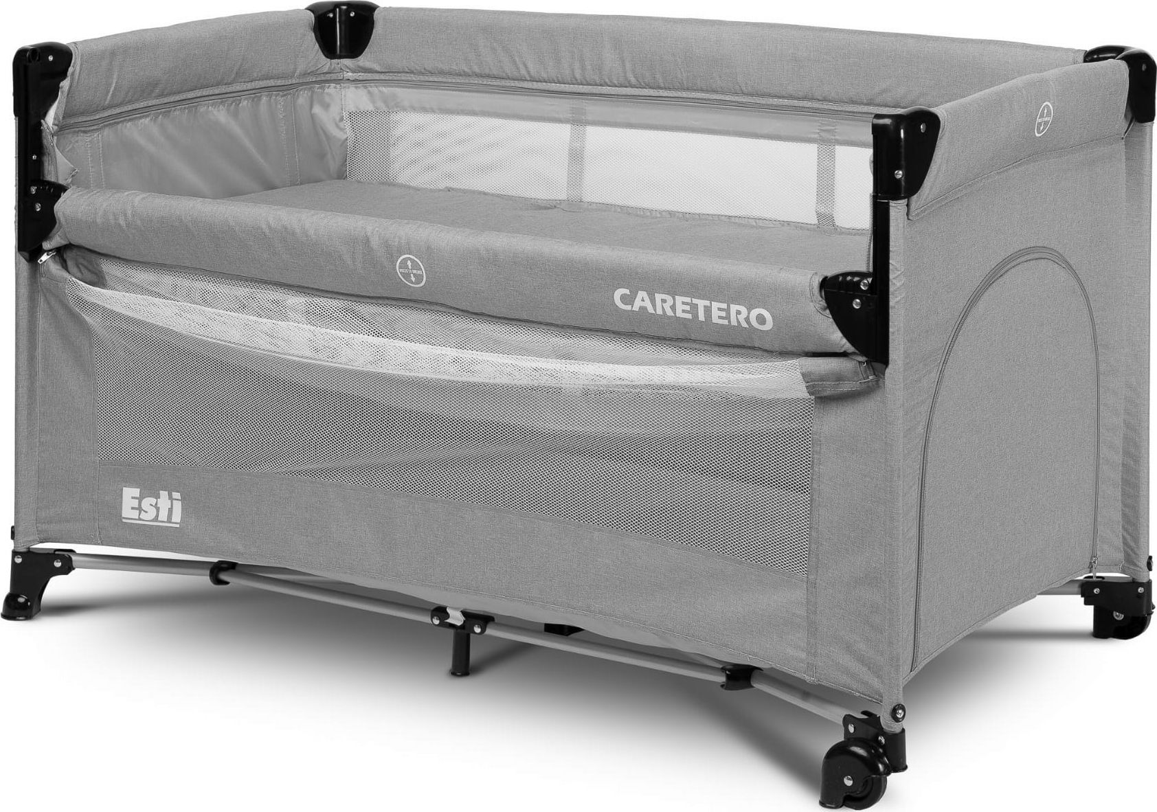 Caretero ŁÓŻECZKO TURYSTYCZNE CARETERO ESTI GREY